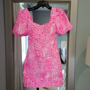 Lilly pulitzer pink dress size 2